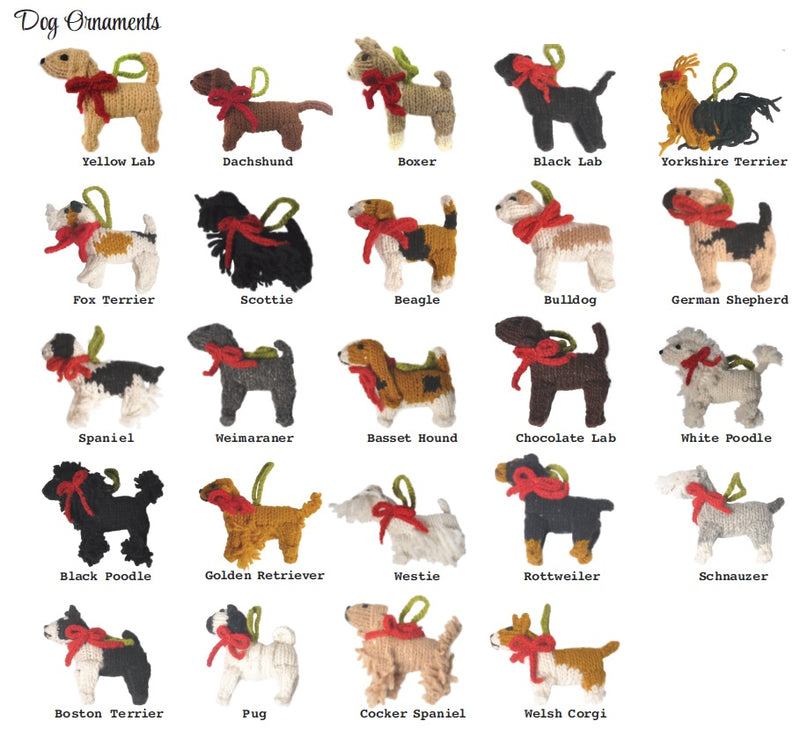 Wheaton Terrier Handmade Ornament - 3 Red Rovers