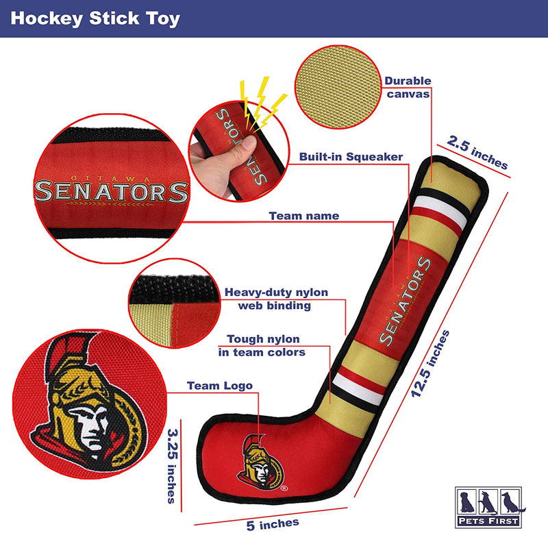 Ottawa Senators Hockey Stick Toys - 3 Red Rovers