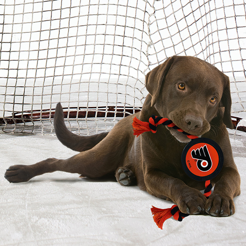 Philadelphia Flyers Puck Rope Toys - 3 Red Rovers