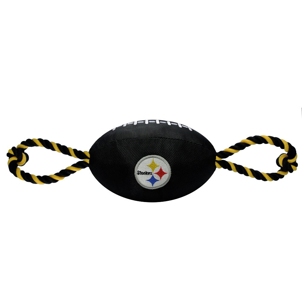 Pittsburgh Steelers Football Rope Toys - 3 Red Rovers