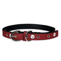 Pittsburgh Steelers Pro Dog Collar - 3 Red Rovers