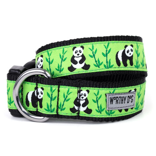 Pandas Collection Dog Collar or Leads - 3 Red Rovers