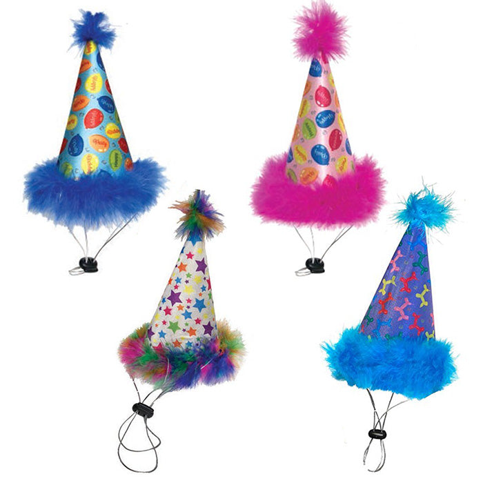 Premium Birthday Party Hats - 4 Styles - 3 Red Rovers