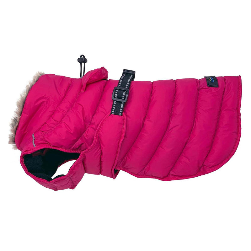 Alpine Extreme Weather Puffer Coat - Peacock Pink - 3 Red Rovers