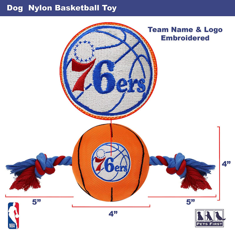 Philadelphia 76ers Ball Rope Toys - 3 Red Rovers