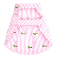 Pink Striped Alligator Dress - 3 Red Rovers