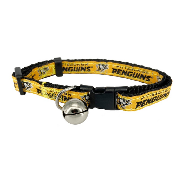 Pittsburgh Penguins Cat Collar - READY TO SHIP - 3 Red Rovers