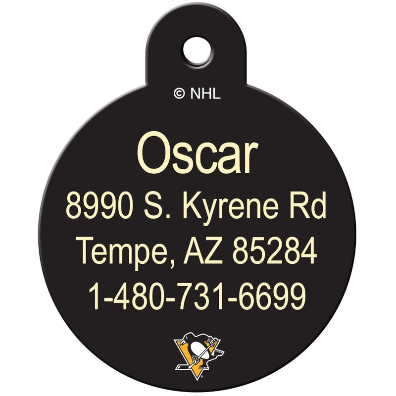 Pittsburgh Penguins Pet ID Tag - 3 Red Rovers