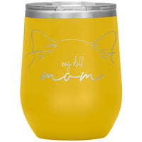 Rag Doll Cat Mom Wine Tumbler - 3 Red Rovers