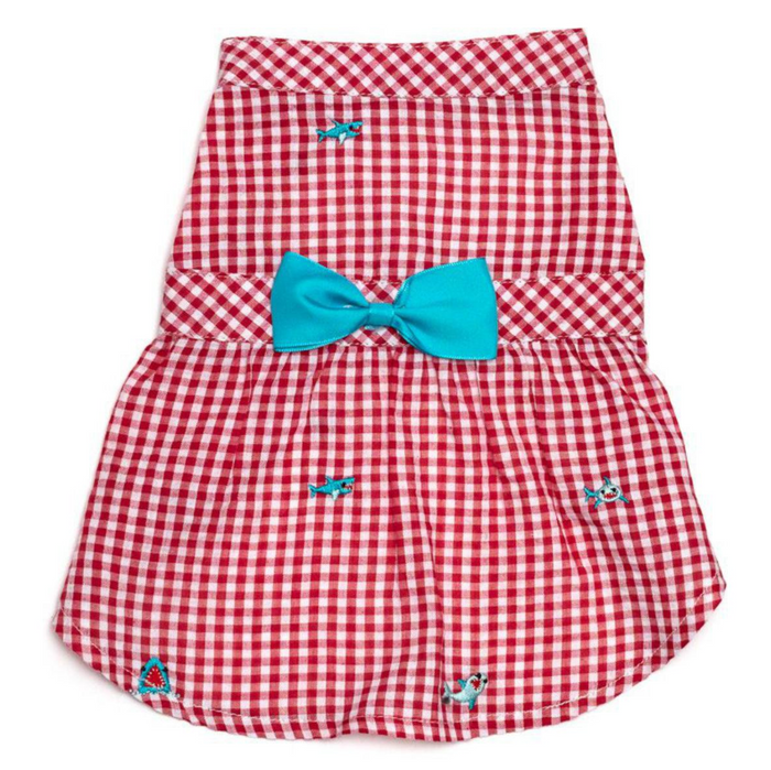 Gingham Chomp Dress - 3 Red Rovers