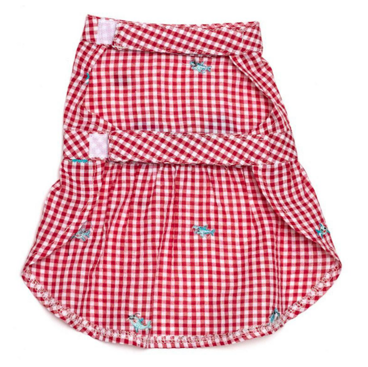 Gingham Chomp Dress - 3 Red Rovers