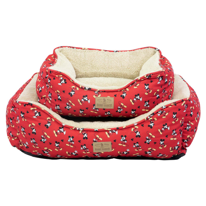 Disney Tossed Mickey Cuddler Bed - 3 Red Rovers