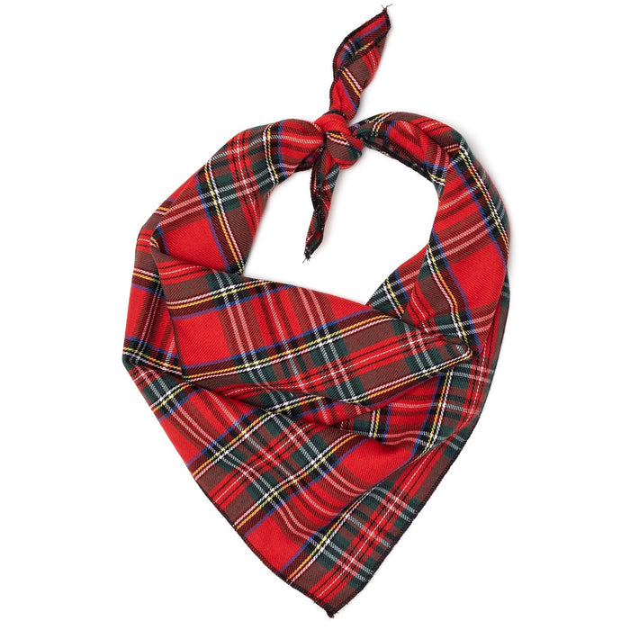 Red Plaid III Personalized Bandana - 3 Red Rovers