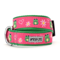 Ribbit Collection Dog Collar or Leads - 3 Red Rovers