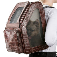 Rio Brown Croc Bag on Wheels - 3 Red Rovers