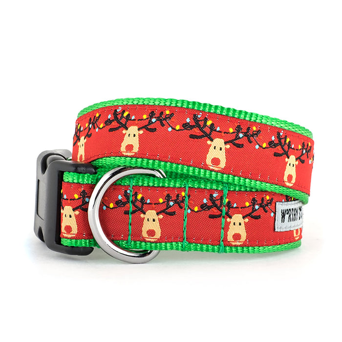 Rudy Reindeer Collection Dog Collar or Leads - 3 Red Rovers