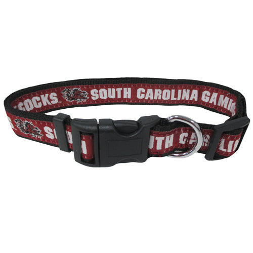 SC Gamecocks Dog Collar - 3 Red Rovers