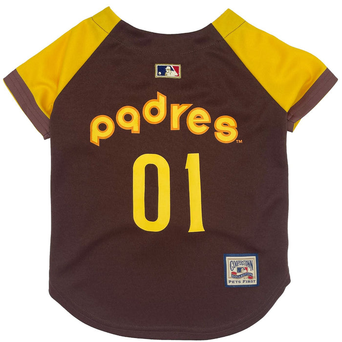 San Diego Padres Throwback Pet Jersey - 3 Red Rovers