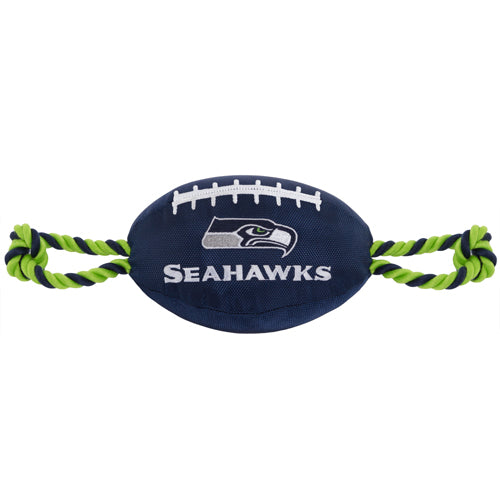Seattle Seahawks Football Rope Toys - 3 Red Rovers