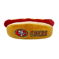 San Francisco 49ers Hot Dog Plush Toys - 3 Red Rovers