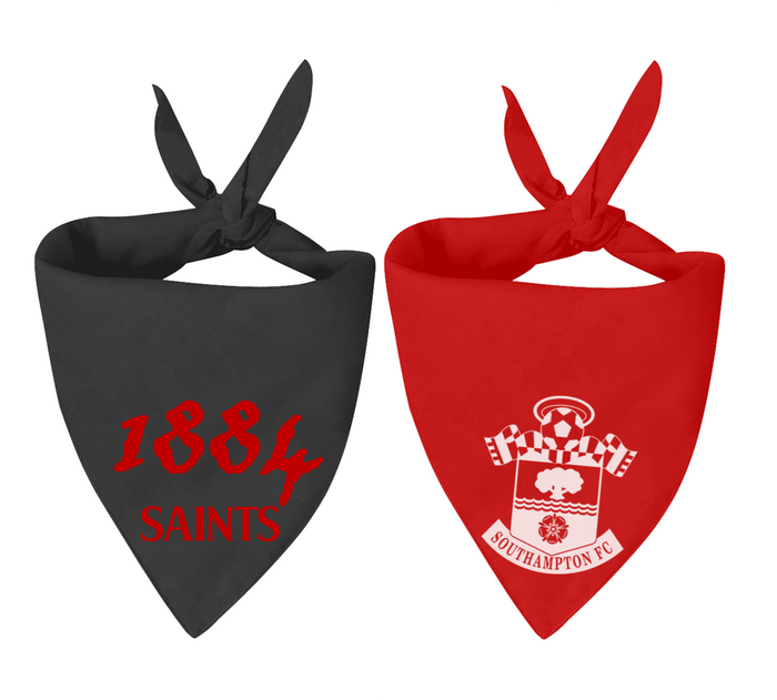 Southampton FC Handmade Bandanas - 3 Red Rovers