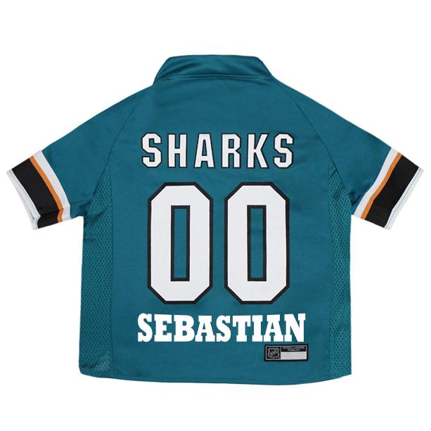 San Jose Sharks Premium Pet Jersey 3 Red Rovers