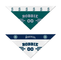 Seattle Mariners Home/Road Personalized Reversible Bandana - 3 Red Rovers