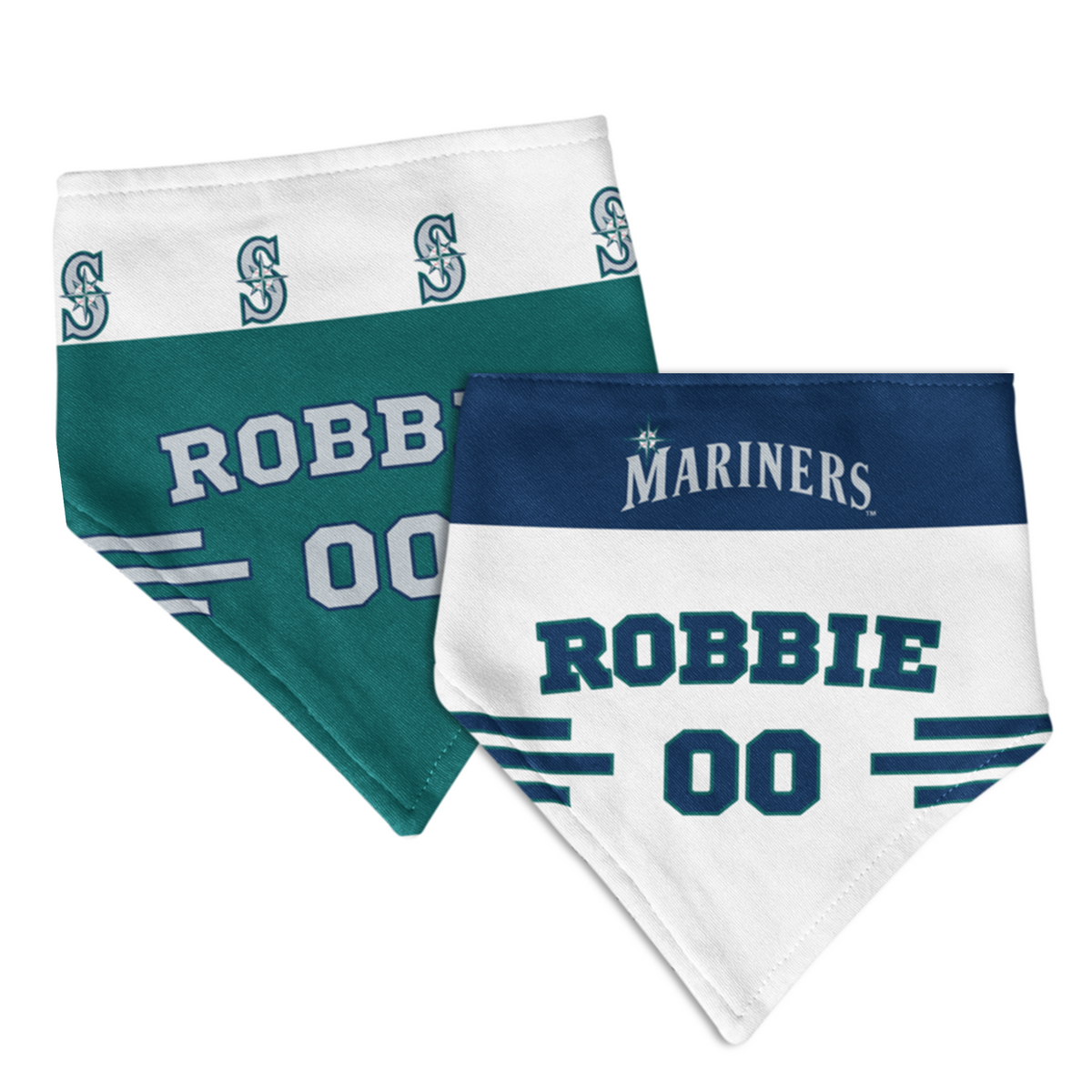 Seattle Mariners Home/Road Personalized Reversible Bandana – 3 Red Rovers