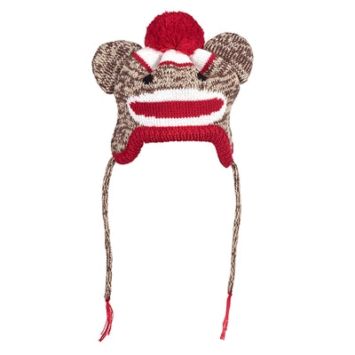 Sock Monkey Hat - 3 Red Rovers
