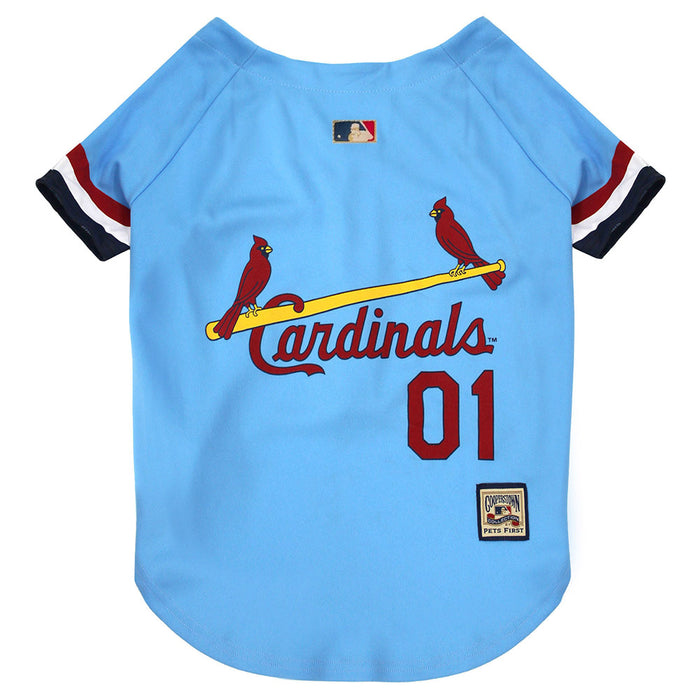 St Louis Cardinals Throwback Pet Jersey - 3 Red Rovers