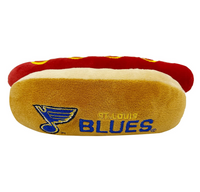St Louis Blues Hot Dog Plush Toys - 3 Red Rovers