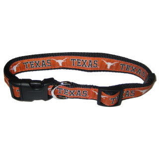 TX Longhorns Dog Collar - 3 Red Rovers