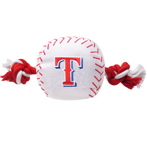 Texas Rangers Baseball Rope Toys - 3 Red Rovers