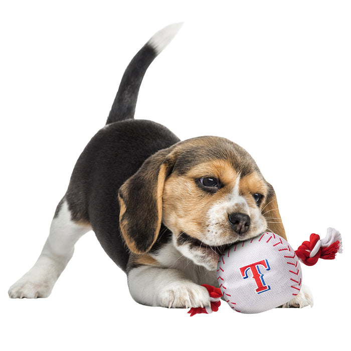 Texas Rangers Baseball Rope Toys - 3 Red Rovers