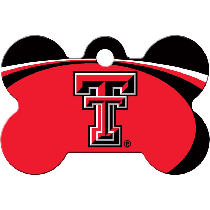 TX Tech Red Raiders Pet ID Tag - Bone - 3 Red Rovers