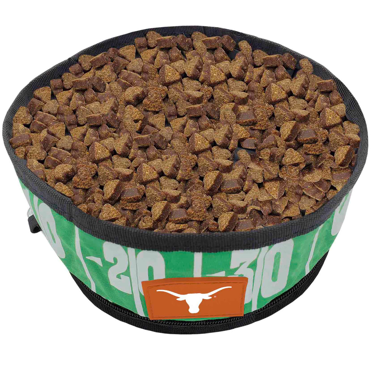 TX Longhorns Collapsible Pet Bowl - 3 Red Rovers