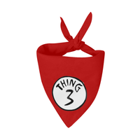 Who-ville Thing 1 & 2 Premium Bandana - 3 Red Rovers