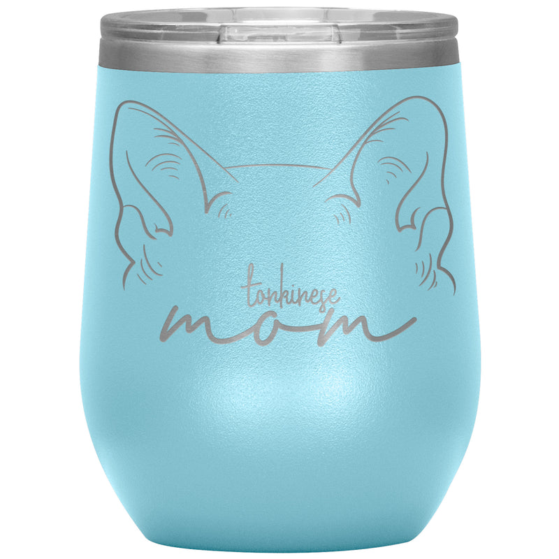 Tonkinese Cat Mom Wine Tumbler - 3 Red Rovers
