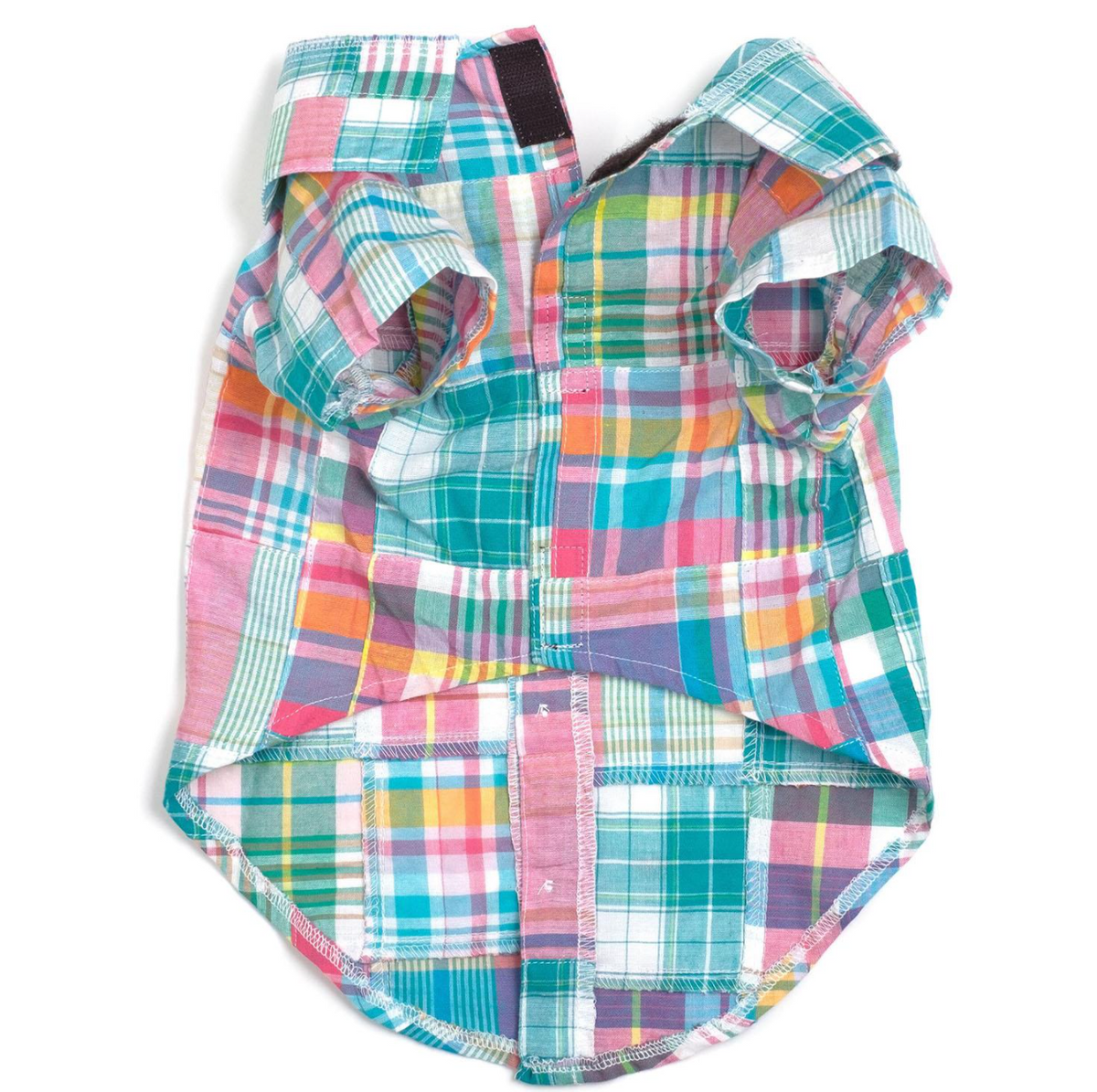 Turquoise Patch Madras Shirt - 3 Red Rovers