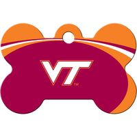 VA Tech Hokies Pet ID Tag - Bone - 3 Red Rovers