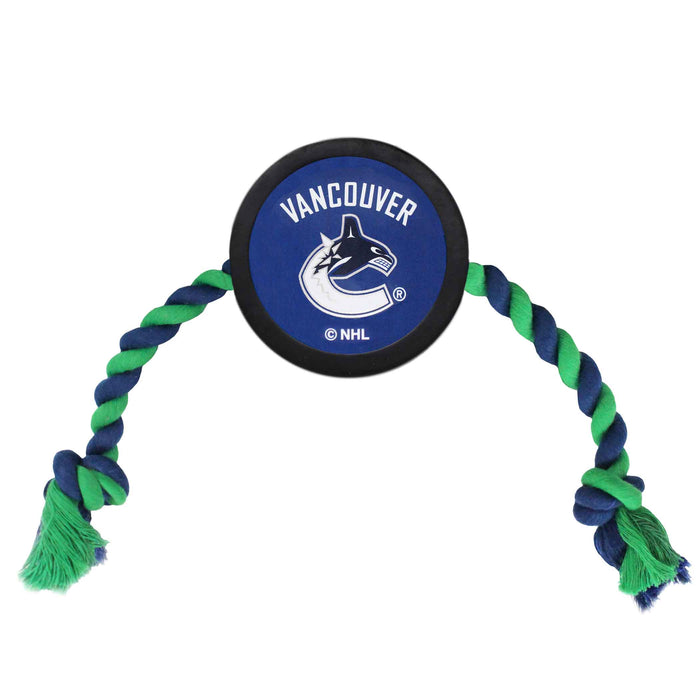 Vancouver Canucks Puck Rope Toys - 3 Red Rovers