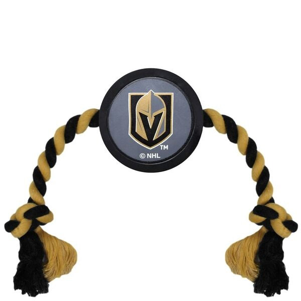 Vegas Golden Knights Puck Rope Toys - 3 Red Rovers