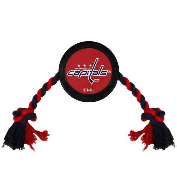 Washington Capitals Puck Rope Toys - 3 Red Rovers