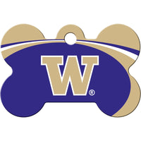 WA Huskies Pet ID Tag - Bone - 3 Red Rovers