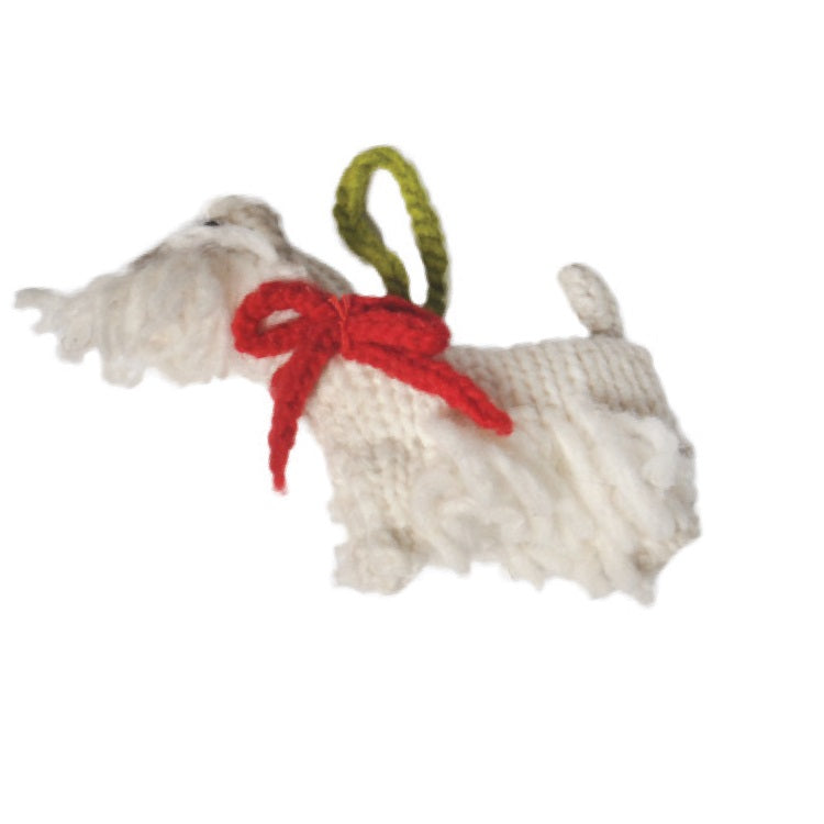 Westie Handmade Ornament - 3 Red Rovers