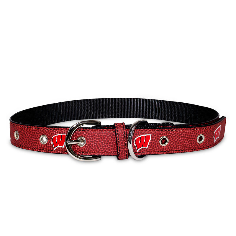 WI Badgers Pro Dog Collar - 3 Red Rovers