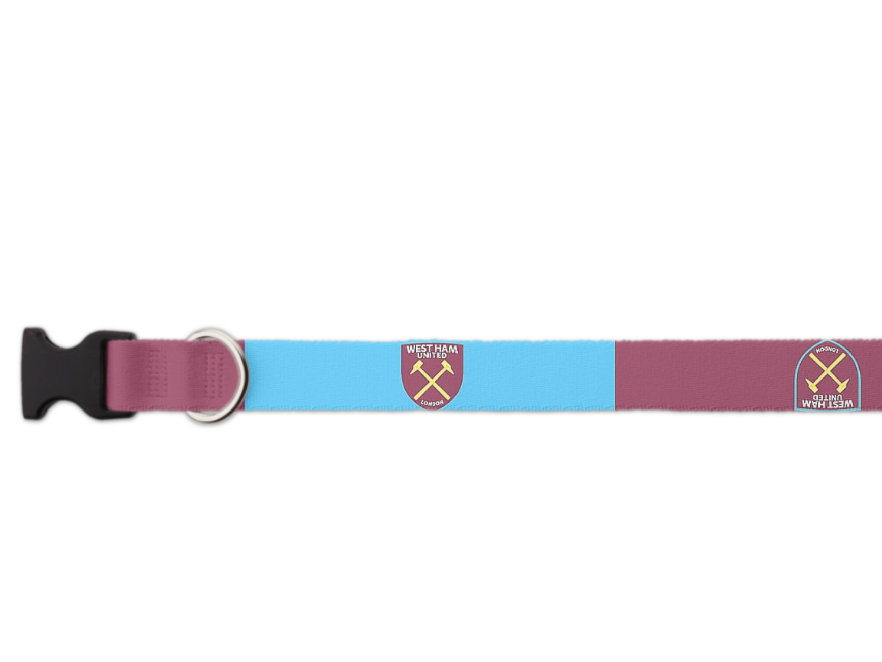 West Ham United FC Dog Collar - READY TO SHIP – 3 Red Rovers