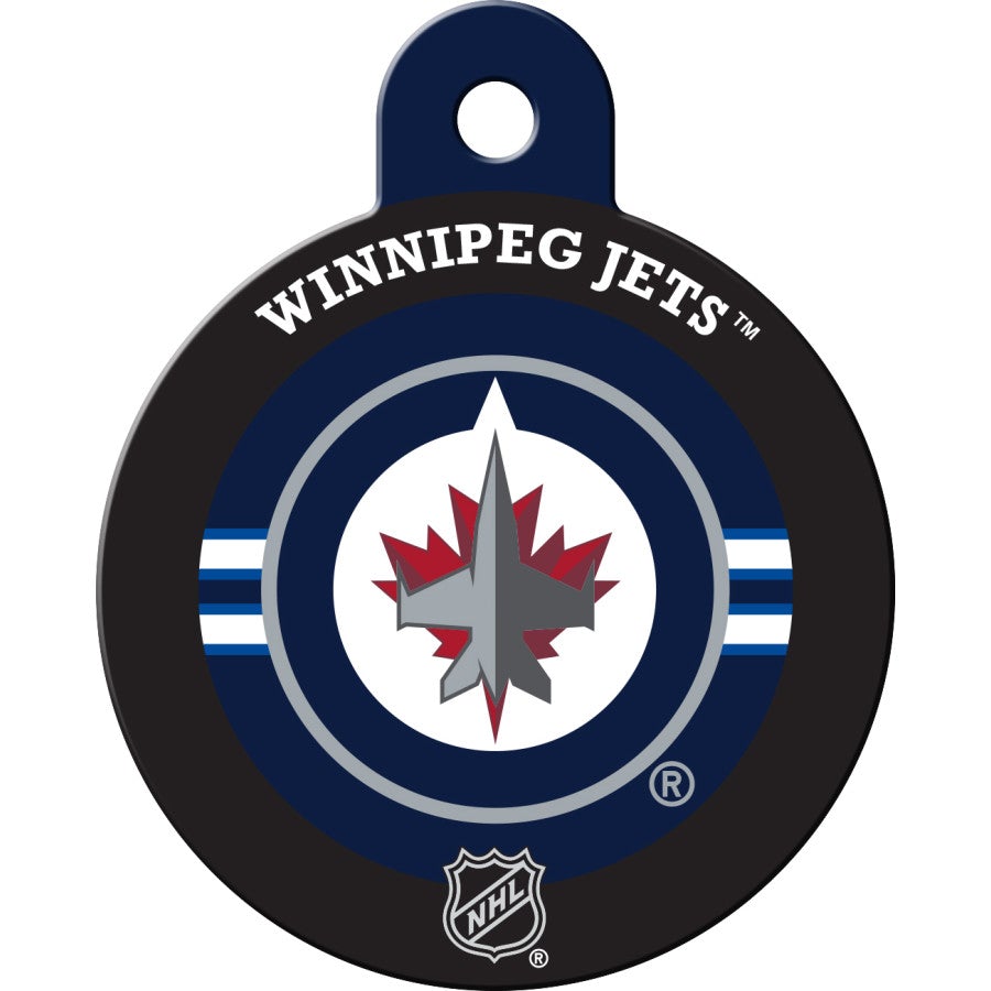 Winnipeg Jets Pet ID Tag - 3 Red Rovers