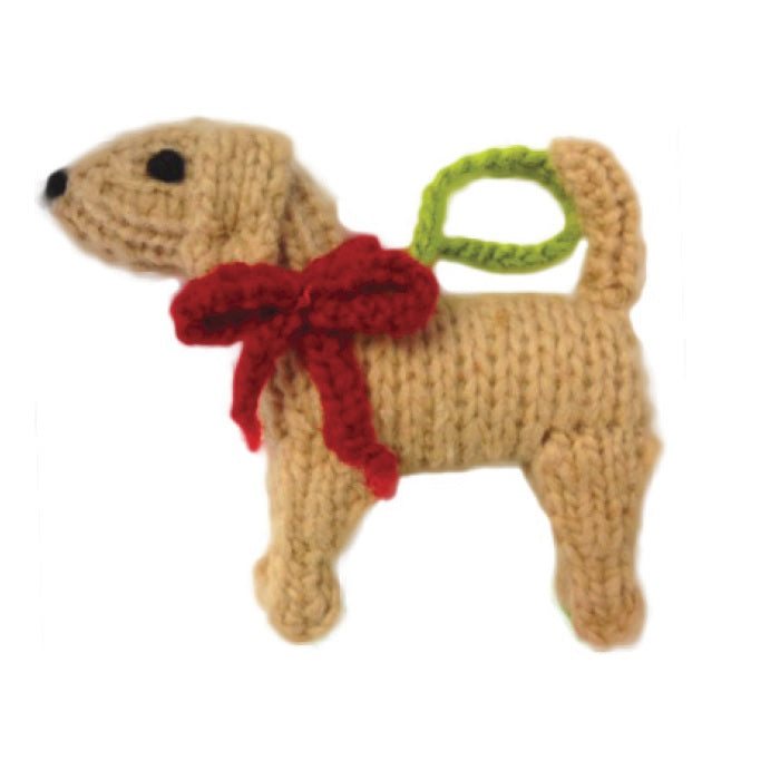 Yellow Labrador Retriever Handmade Ornament - 3 Red Rovers