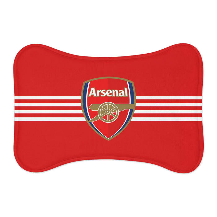 Arsenal FC 23 Home Inspired Bone-shaped Feeding Mats - 3 Red Rovers